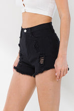Load image into Gallery viewer, The Rio Grande Denim Shorts in Black S-L
