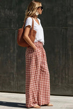 Load image into Gallery viewer, The El Reno Red Gingham Pants S-2X
