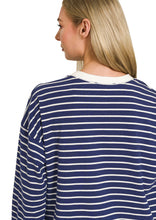 Load image into Gallery viewer, The Nave Stripe Pullover S-3X
