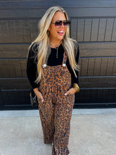 Load image into Gallery viewer, The Karli Boho Leopard Overalls S-2X
