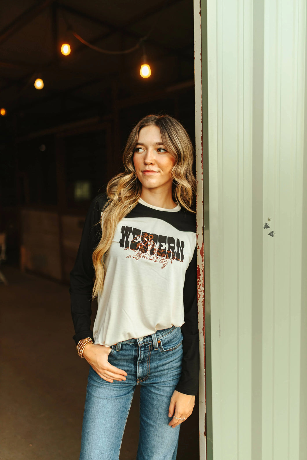 The Retro Western Top S-XL