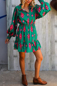 The Dallas County Aztec Dress S-L