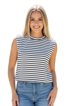 Load image into Gallery viewer, The Frisco Stripe Top S-L
