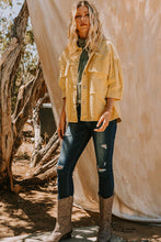 Load image into Gallery viewer, The Lipan Washed Corduroy Shacket S-3X
