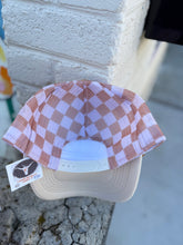 Load image into Gallery viewer, The Snaffle Check Trucker Hat
