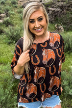 Load image into Gallery viewer, The Lucky HorseShoe Top S-3X
