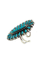 Load image into Gallery viewer, The McCloud Turquoise Cluster Ring
