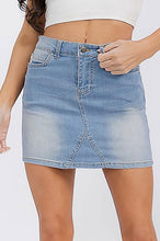 Load image into Gallery viewer, The Taylor LightWash Denim Skirt XS-XL
