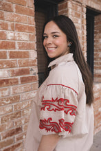 Load image into Gallery viewer, The Sweetwater Stitch Dust-Rojo Top S-XL
