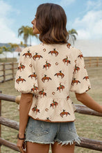Load image into Gallery viewer, The Cooper Cowboy Tie Top S-XL
