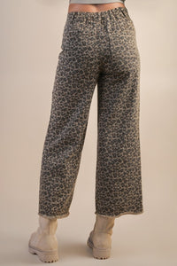 The Leopard Kick Flare Jeans S-L