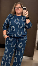 Load image into Gallery viewer, The McCloud Navy Horseshoe Pants S-XL
