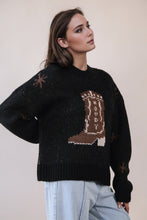 Load image into Gallery viewer, The Black Boot Sweater S-L
