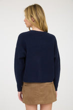Load image into Gallery viewer, The Navy Pony Cardigan Sweater S-L
