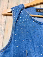 Load image into Gallery viewer, The Spencer Rhinestone Denim Vest! S-XL
