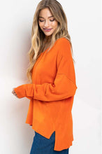 Load image into Gallery viewer, The Katy Sweater in Orange S-L
