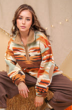 Load image into Gallery viewer, The Canyon Aztec 1/4 Zip Pullover S-L
