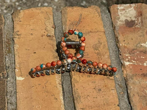 Spiny & Turquoise Pearl Claw Clip