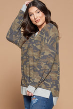 Load image into Gallery viewer, The Lancaster Camo Top S-3X
