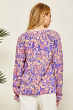 Load image into Gallery viewer, The Pecos Paisley Top S-3X

