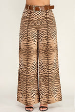 Load image into Gallery viewer, The Paden Camel Zebra Pants S-L
