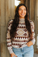 Load image into Gallery viewer, The Selma Aztec Sweater S-3X
