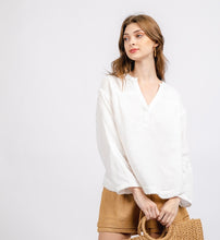 Load image into Gallery viewer, The Anna Crinkle Gauze Top S-L
