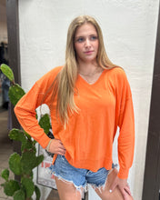 Load image into Gallery viewer, The Katy Sweater in Orange S-L
