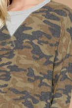 Load image into Gallery viewer, The Lancaster Camo Top S-3X
