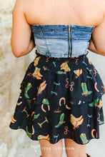 Load image into Gallery viewer, The Guymon Western Boots Skirt S-L

