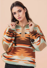 Load image into Gallery viewer, The Canyon Aztec 1/4 Zip Pullover S-L
