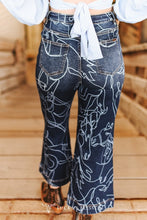 Load image into Gallery viewer, The Horse Sketch Wide-Leg Jeans 0-14

