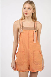 The Laredo Romper in Salmon S-L