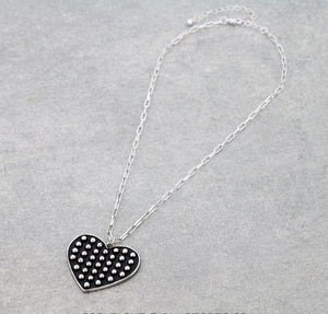 The Western Bubble Heart Necklace