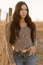 Load image into Gallery viewer, The Bubble Leopard Babe Top S-3X
