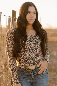 The Bubble Leopard Babe Top S-3X
