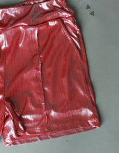 Load image into Gallery viewer, The Shiney Shorts Firework Red S-XL
