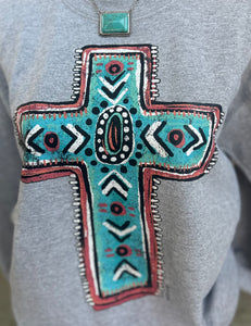 The Aztec Cross CrewNeck S-XL