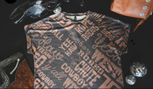 Load image into Gallery viewer, The Western Lingo Brown-Black Top S-3X
