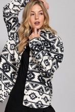 Load image into Gallery viewer, The Mesa Black Aztec Shacket S-L
