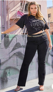 The Black Hills Flare Jeans 1X-3X
