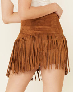 The Ft Worth Fringe Skirt S-L