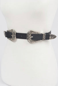 The LoneStar Double Buckle Belt