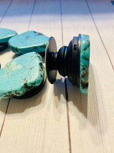 Turquoise Chunk Phone Grip