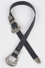 Load image into Gallery viewer, The LoneStar Double Buckle Belt
