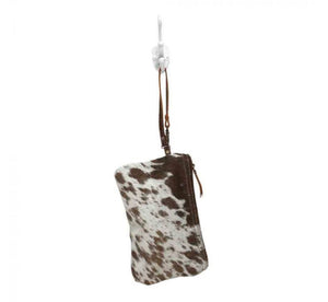 The Cowhide Zipper Bag