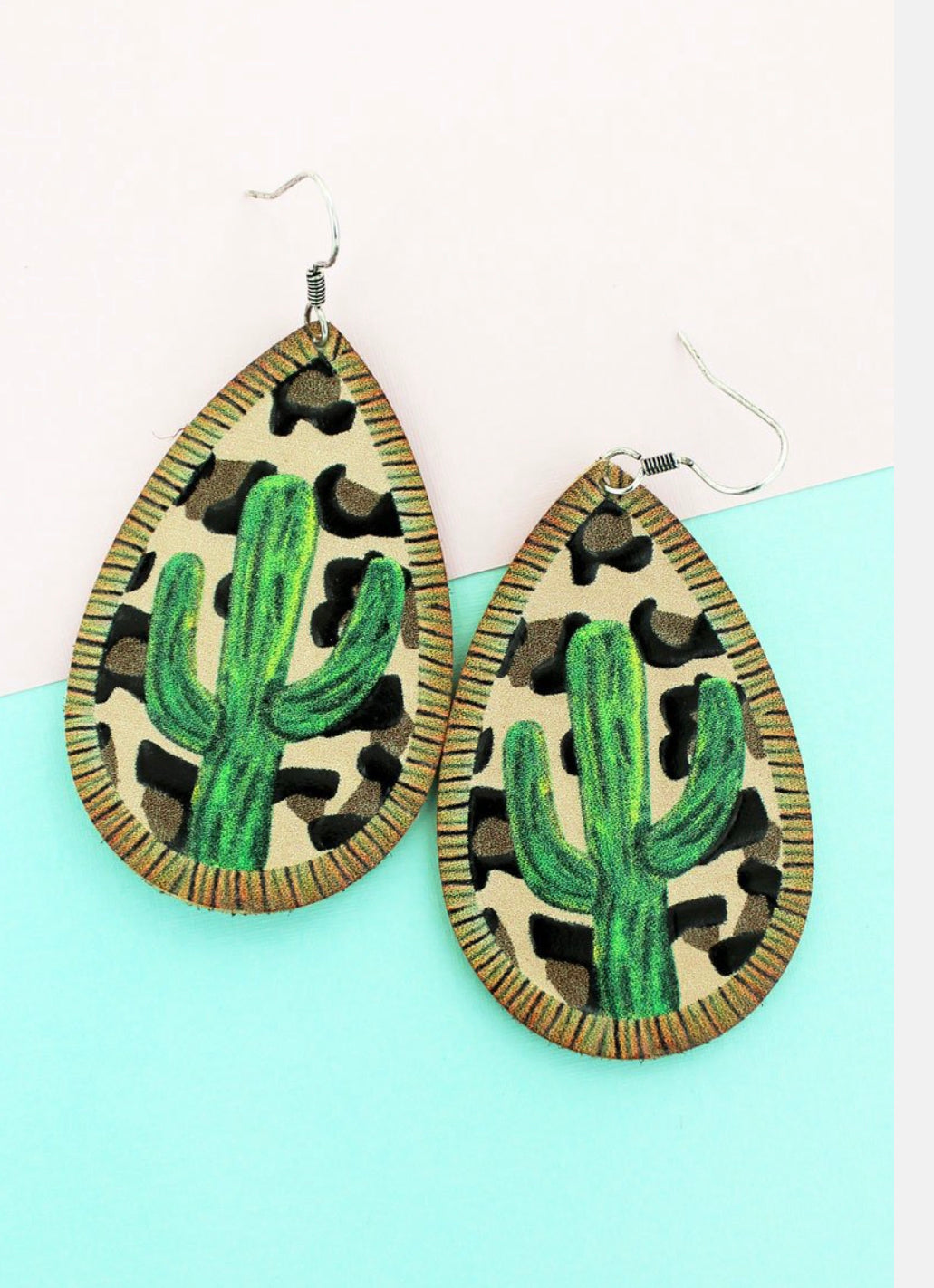 The Cactus Cat Earrings